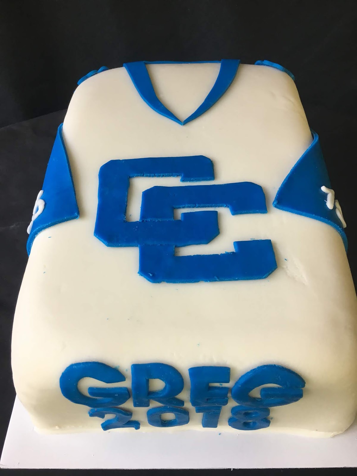 panthers jersey cake