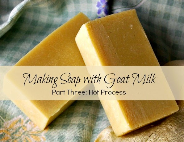 Hot process soapmaking Make soap with goat milk - hot process soapmaking