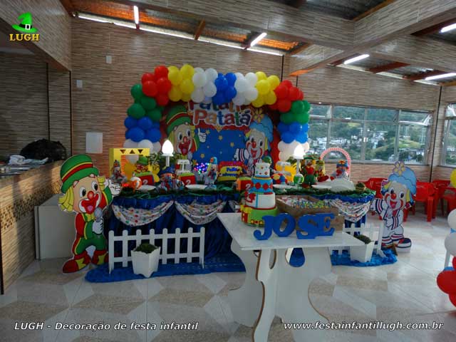 Decoração de aniversário Patati Patata - Mesa temática luxo de tecido Decoração de aniversário Patati Patata - Mesa temática luxo de tecido para festa infantil - Jacarepaguá - RJ