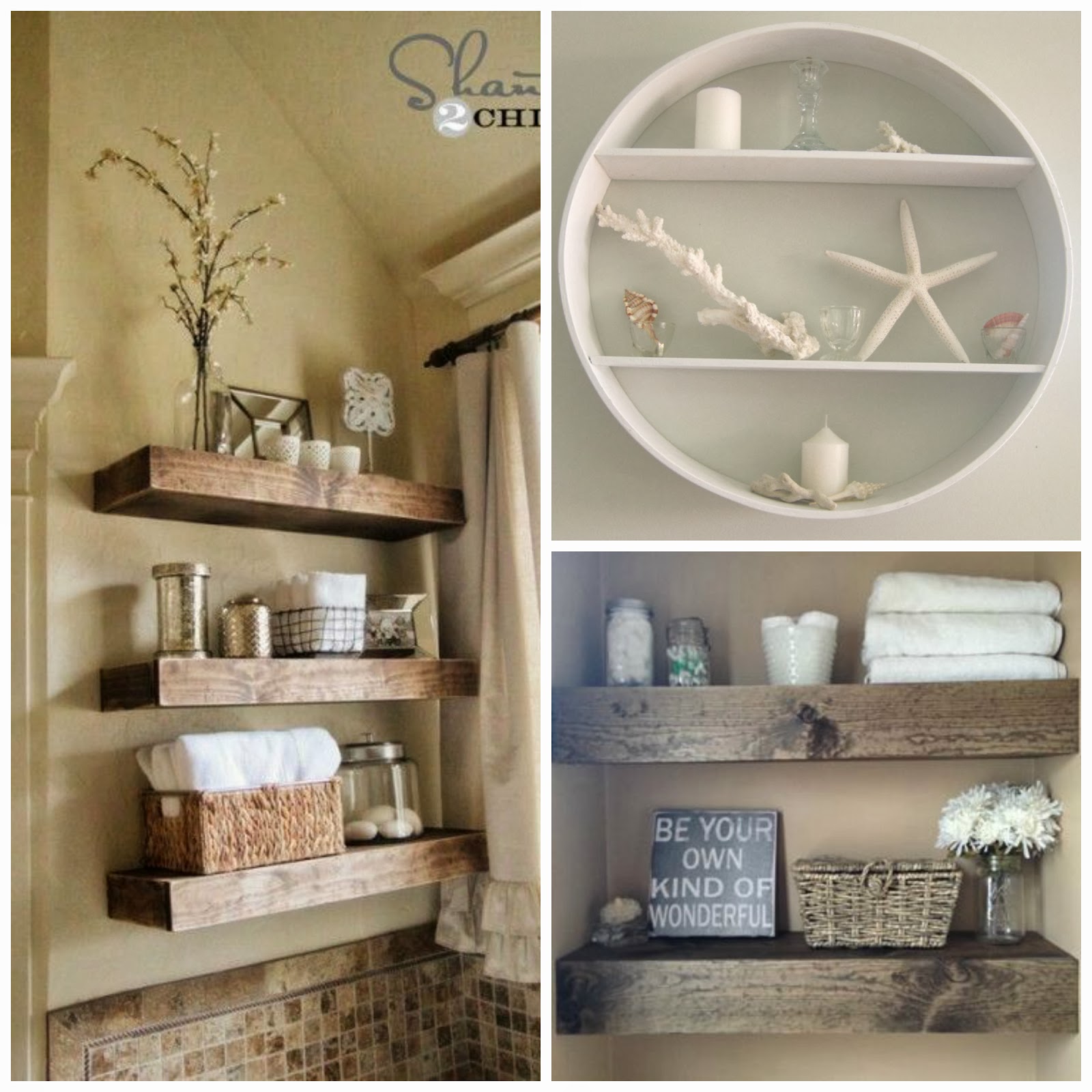 Bathroom Shelves Ideas Pinterest : Astonishing Open Bathroom Storage Ideas That You Would ...