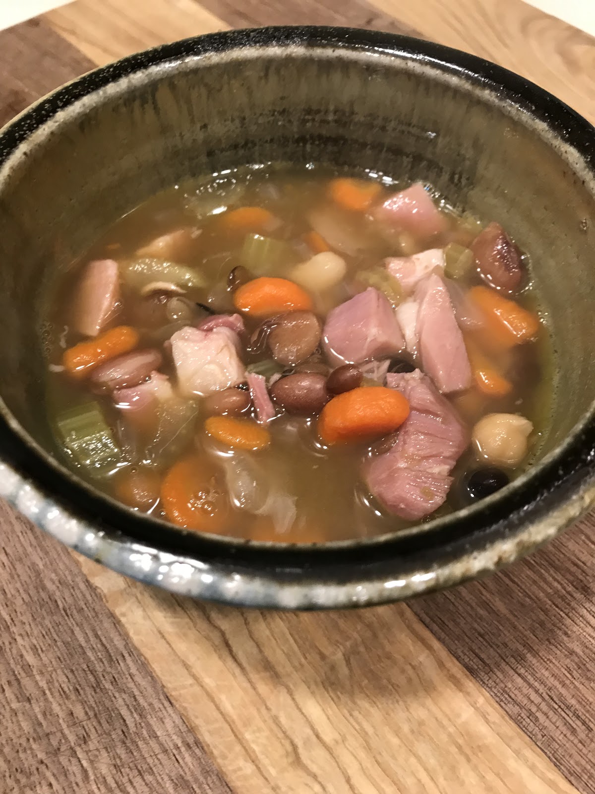 Ham and Mixed Bean Soup