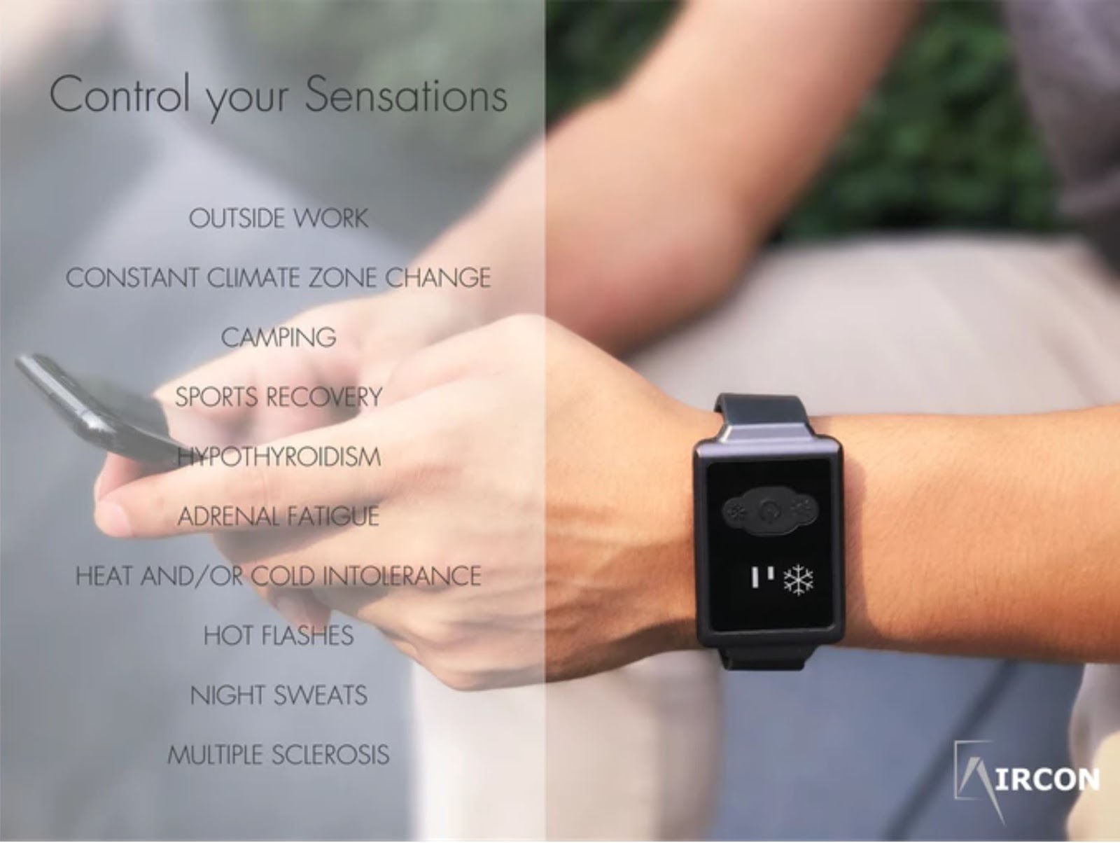 KillerPhones Embr Wave & Aircon Watch Watch will help you to feel