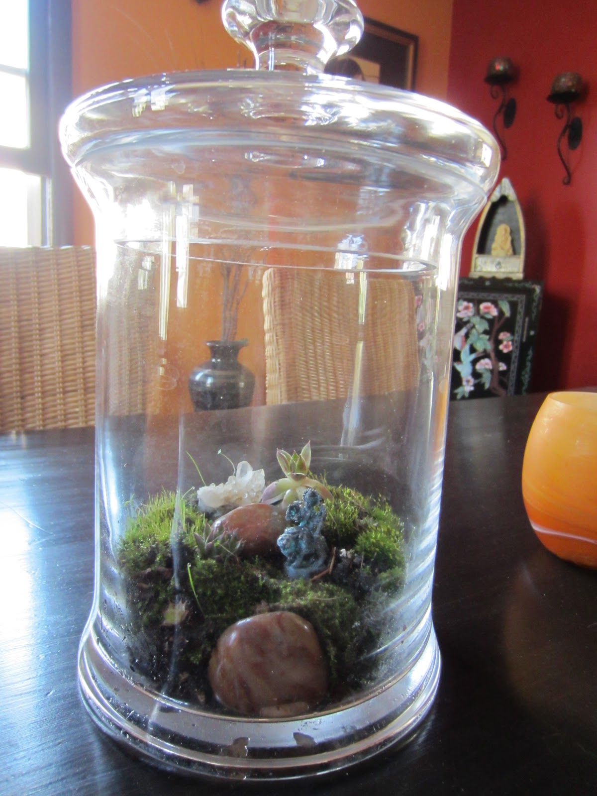 Connected Roots Garden 20 Minute Terrarium centerpiece