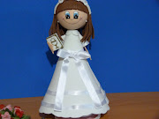 Fofucha niña de comunión. Fofucha, niña de comunion.
