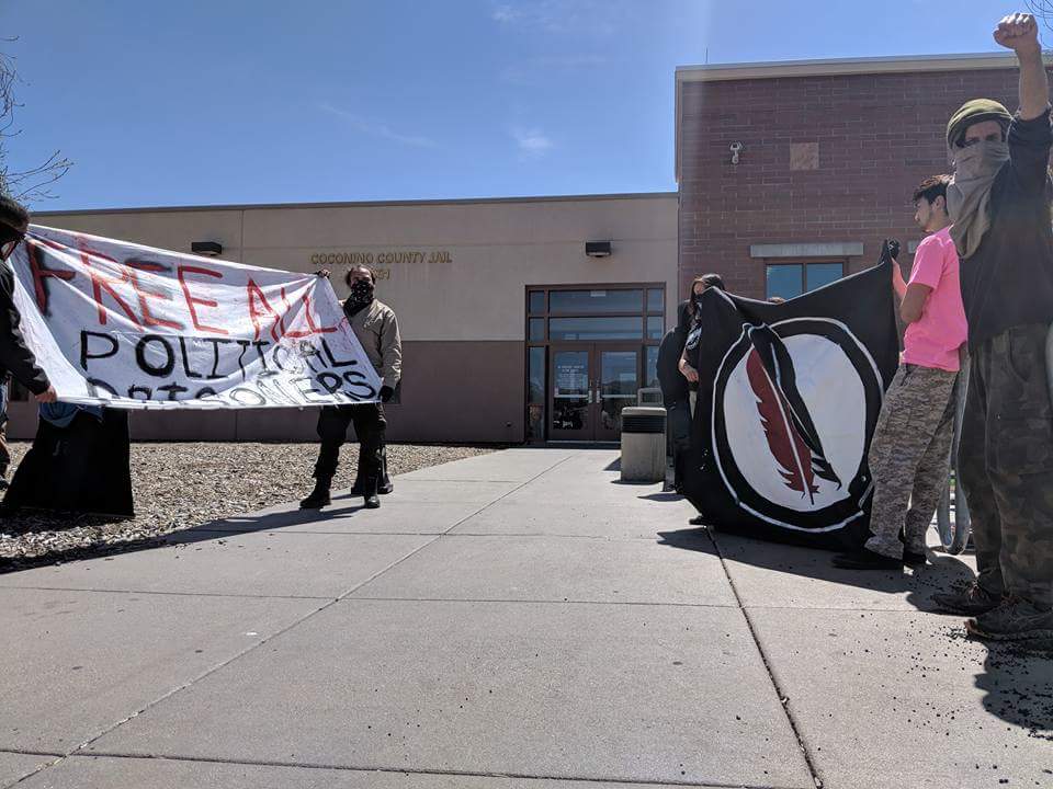 CENSORED NEWS NOW! Jail Support after Flagstaff Police Arrest