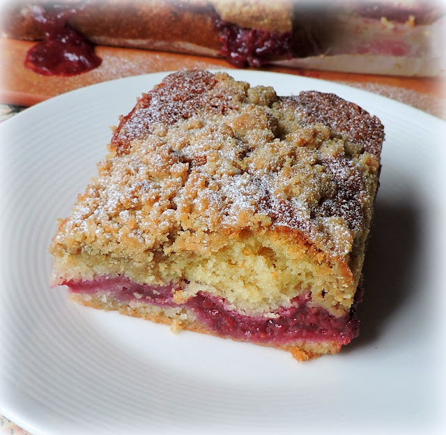 Raspberry Almond Coffee Cake