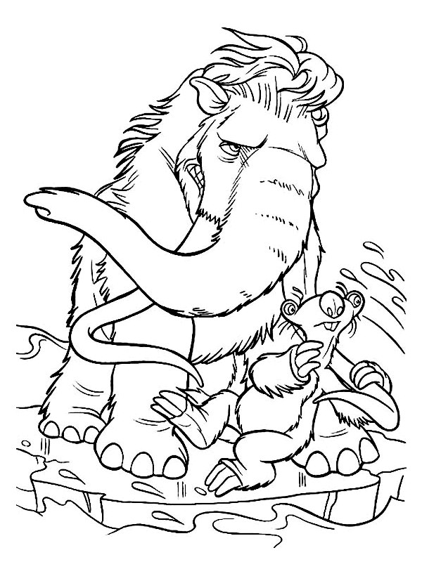 ice age 4 coloring pages to print - photo #5