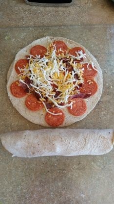 Air Fried Pepperoni Wraps