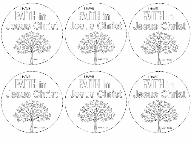 LDS Primary Printables I Have Faith In Jesus Christ LDS Primary Printables I Have Faith In Jesus Christ