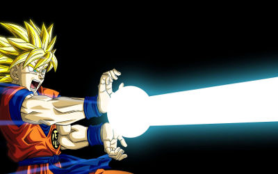 Dragon Ball Z - Goku Kamehameha - Fond d'écran en Full HD 1080p