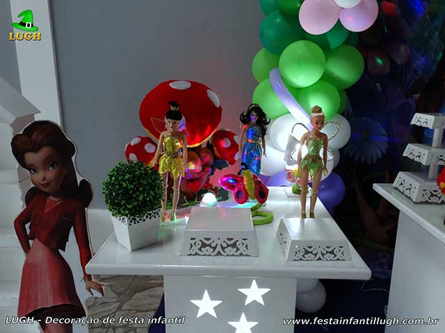 Mesa temática Tinker Bell - Sininho - Festa de aniversário infantil