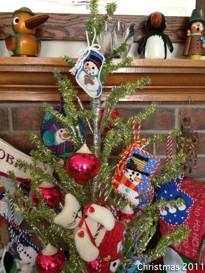 Needlepoint Study Hall Christmas needlepoint ornaments