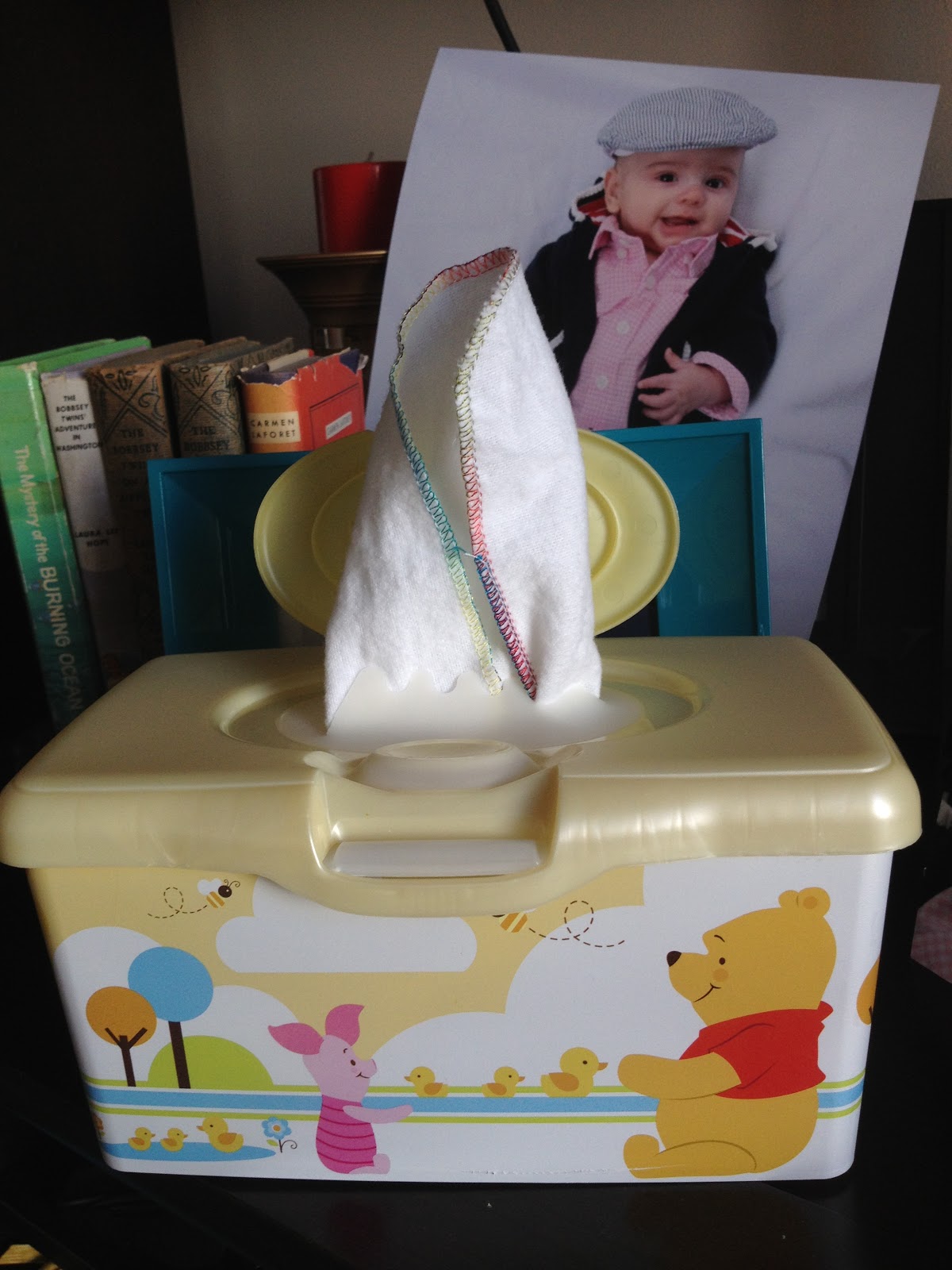 Rivas & Co. I used the last disposable diaper last night! (Cloth