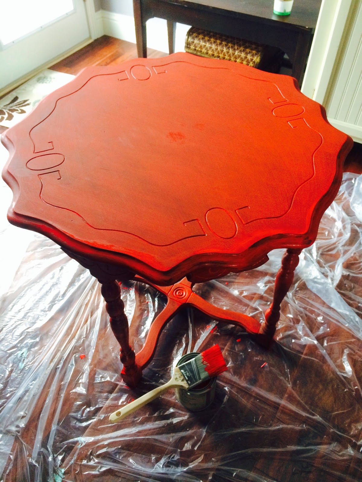 The Burrow Chalk Paint Table