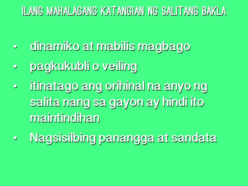 salitang hiram - philippin news collections