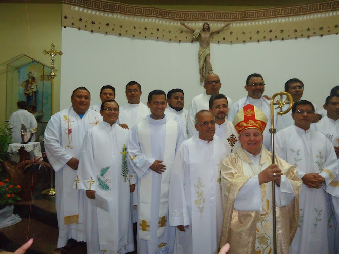 Clero da Diocese de Coari em Manacapuru - 03.04.2014