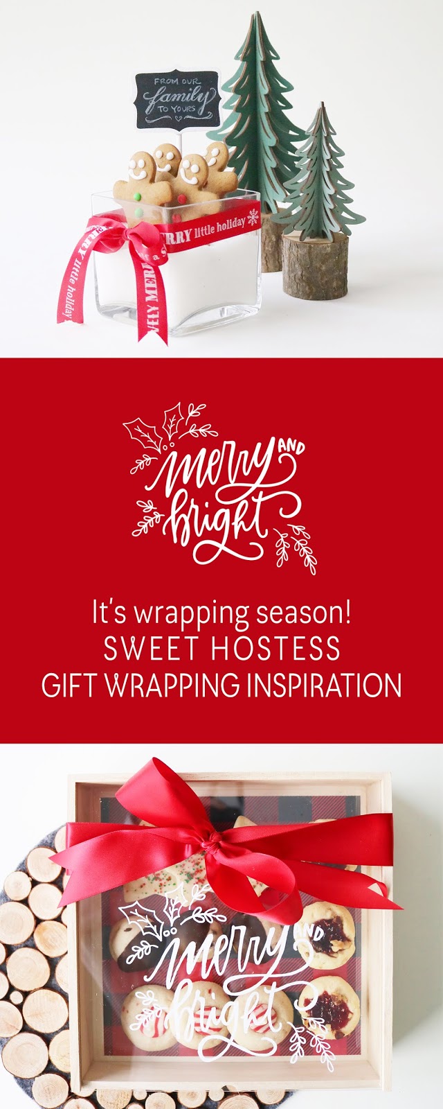 Sweet hostess gift wrapping inspiration | Creative Bag and Bake Sale Toronto