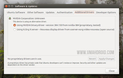 Additional Driver Ubuntu