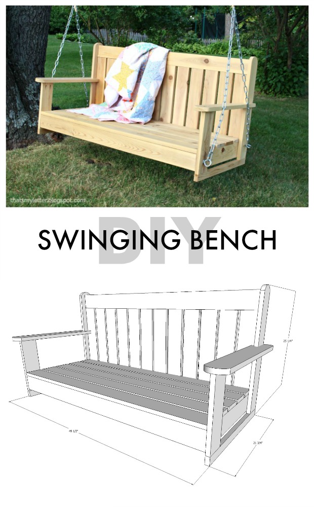 Plans for swinging bench