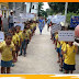 बच्चियों के प्रति भेदभाव के खिलाफ प्ले स्कूल की बच्चियों ने निकाली रैली 