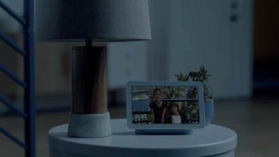 google home hub light