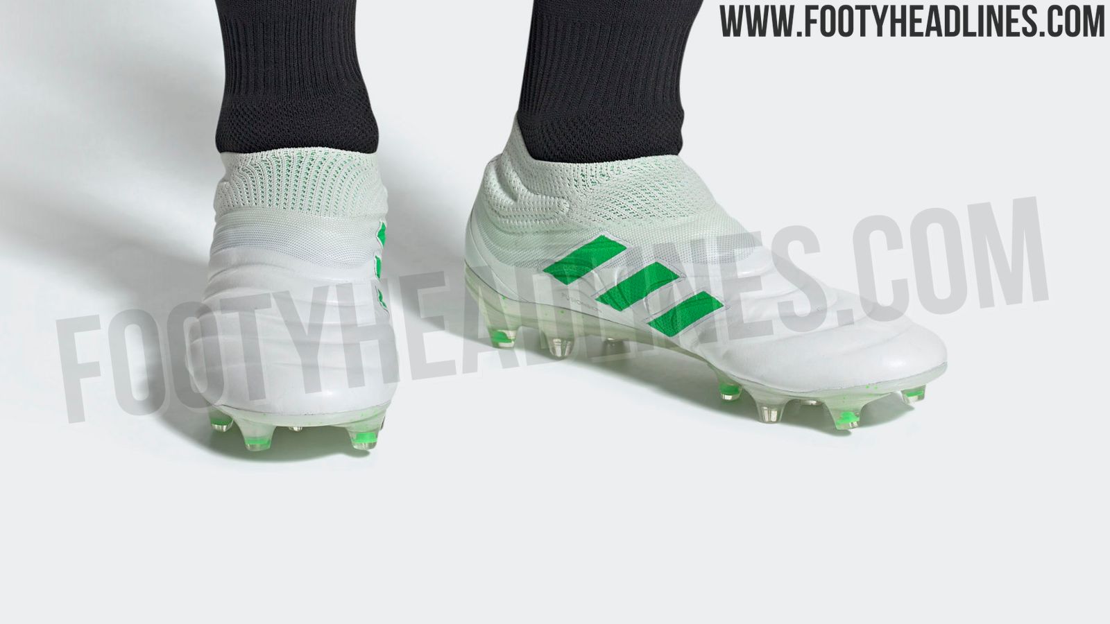 White & Bright Green 19+ 'Virtuso' Boots Leaked Footy Headlines