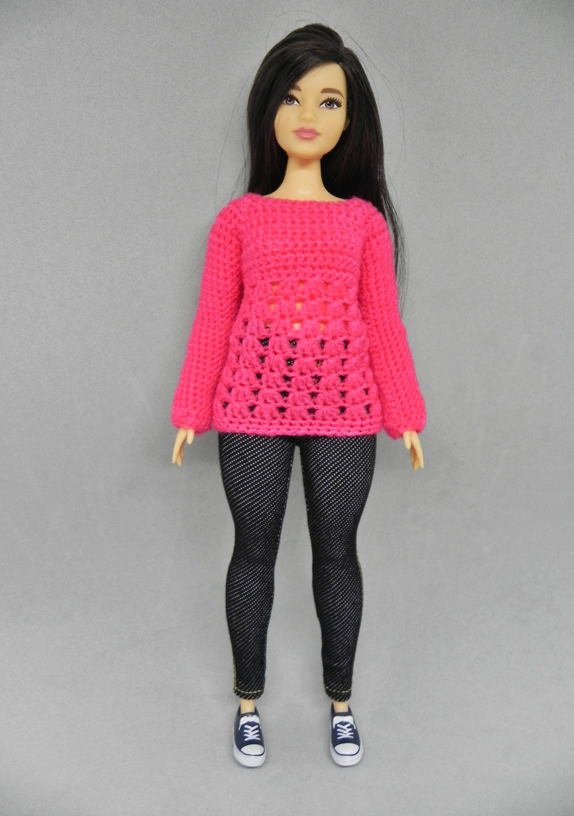 ropa crochet barbie