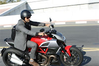 Ajith riding Ducati Photo