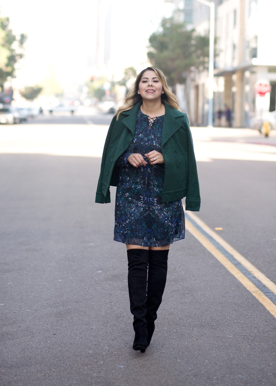 green fall outfits