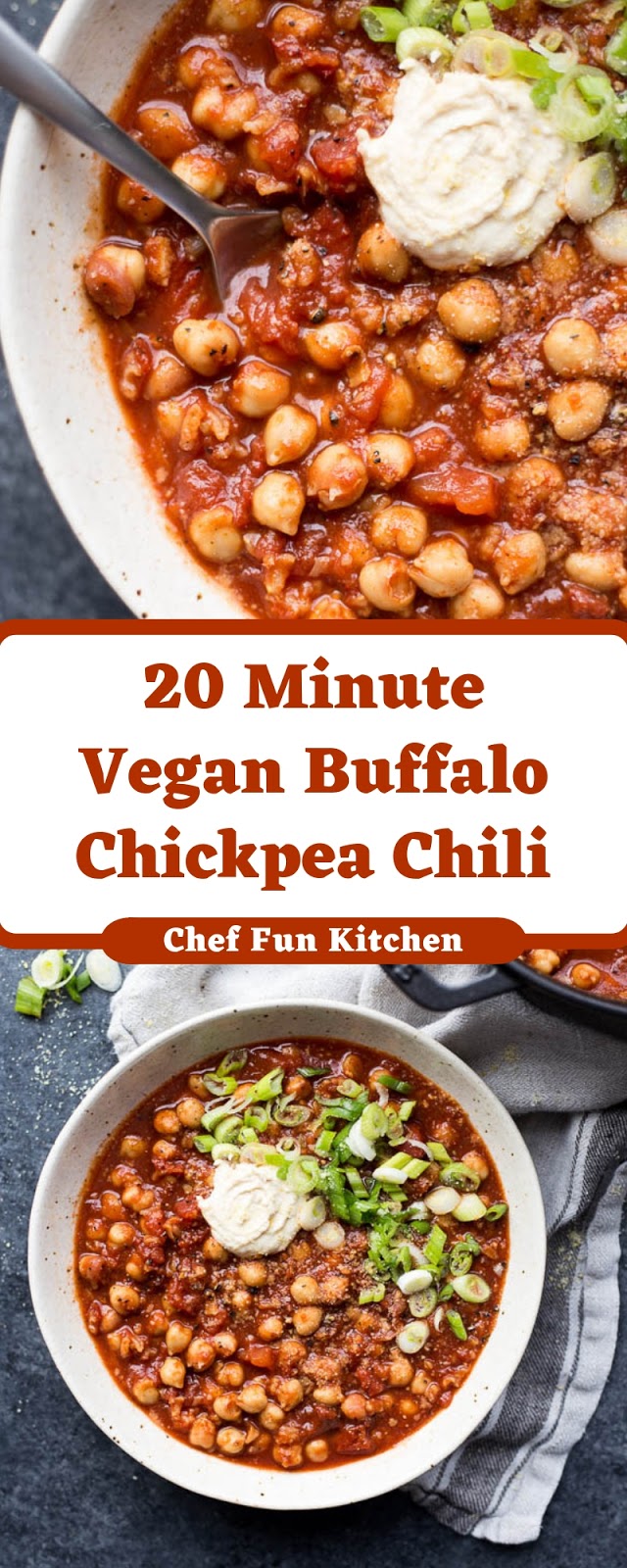 20 Minute Vegan Buffalo Chickpea Chili 20 Minute Vegan Buffalo Chickpea Chili