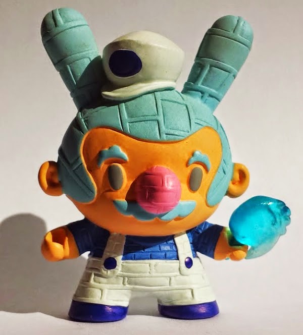New York Comic Con 2014 Exclusive Brick Basher Custom Dunny Resin Figure by Erick Scarecrow