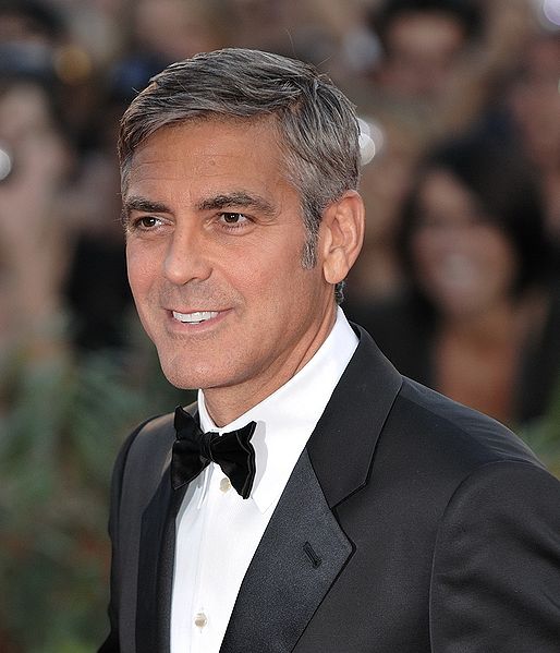George Clooney Cool Short Hairstyle | Men Hairstyles , Short, Long ...