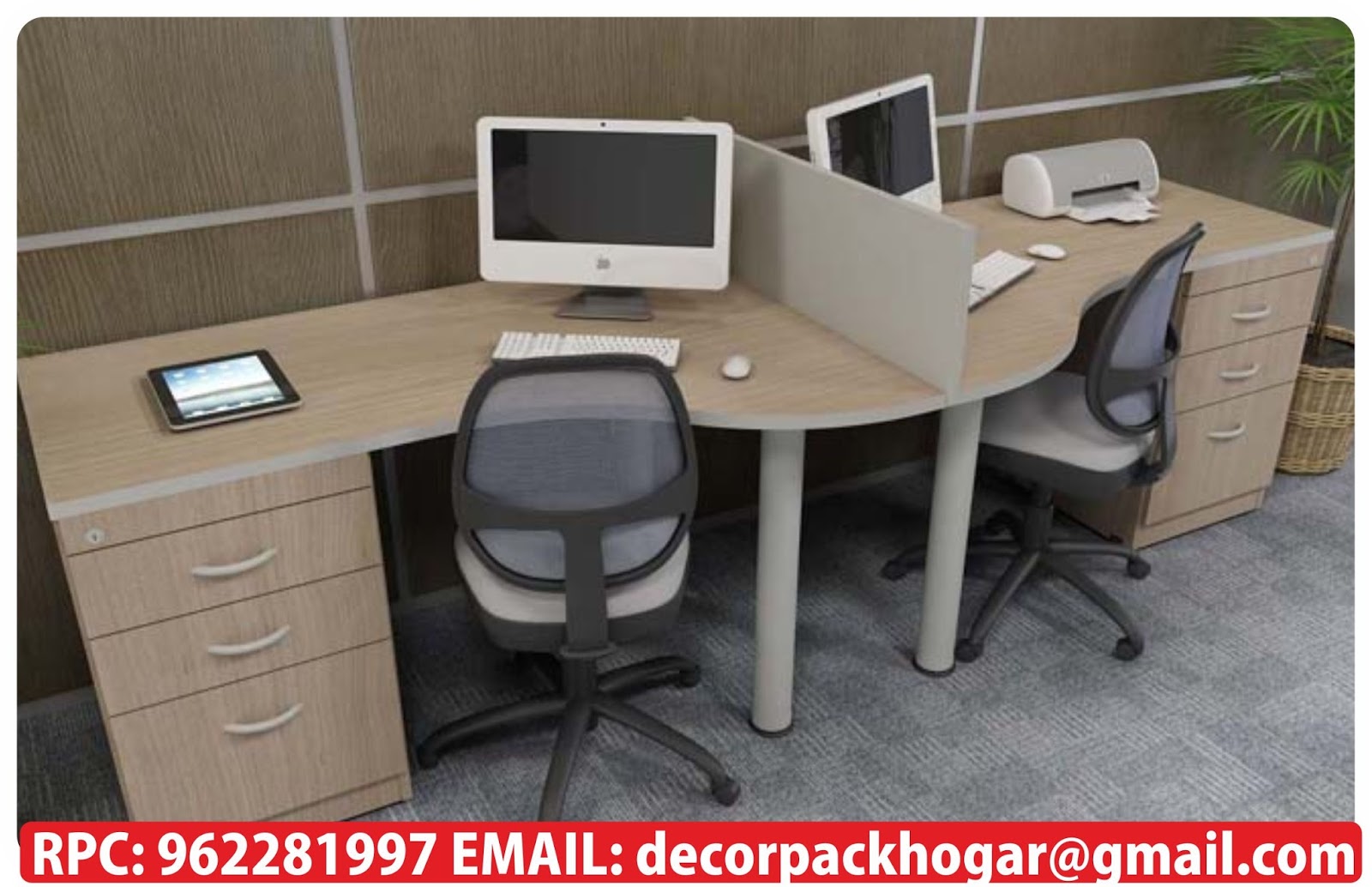 DISEÑOS FABRICACION DE CLOSET COCINA Y MUEBLES DE OFICINA RPC