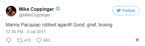 "PACMAN ROBBED AGAIN!" Twitter Melts Down on Upset Reactions "PACMAN ROBBED AGAIN!" Twitter Melts Down on Upset Reactions