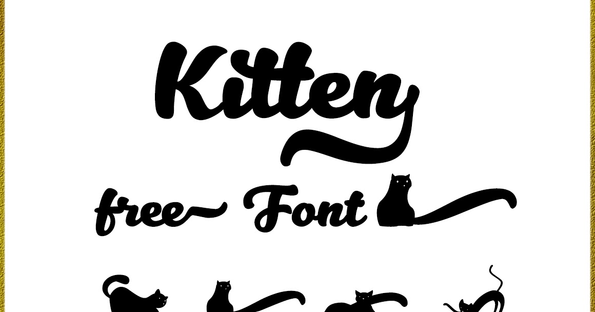 DLOLLEYS HELP Kitten Font Family Free Font