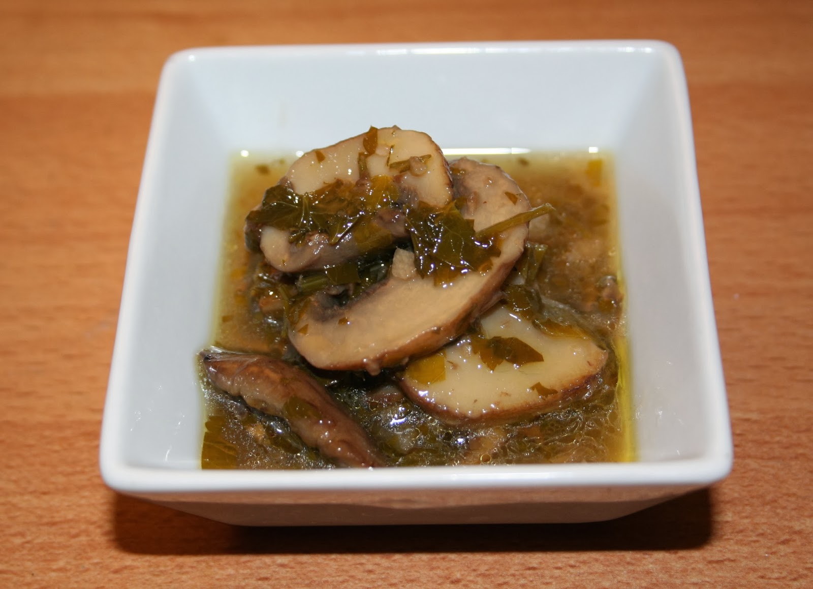 Pilze in Balsamico