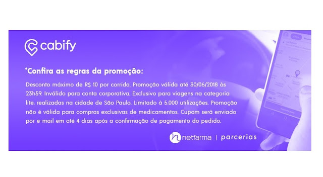 PARCERIA NETFARMA E CABIFY PARCERIA NETFARMA E CABIFY