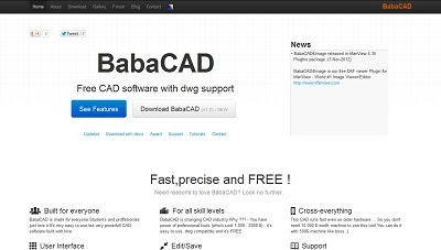 BabaCAD, CAD Software