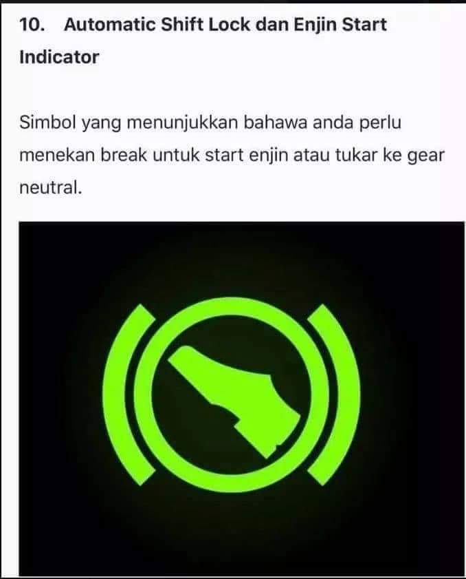 Ketahui Maksud 76 Simbol Dashboard Kereta! Wordless Wednesday