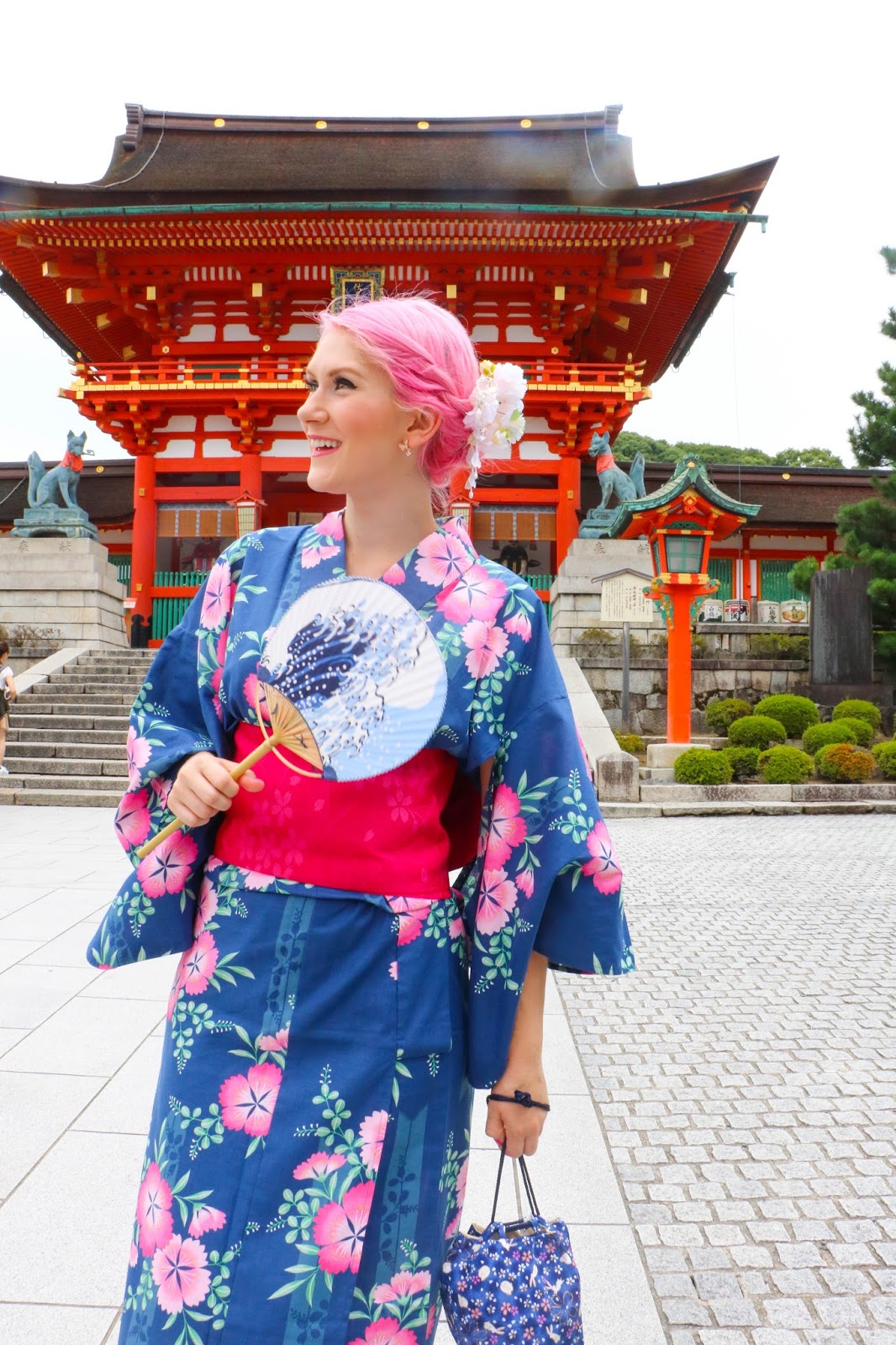 Beautiful Torii at Fushimi Inari-Taicha, Kyoto Japan