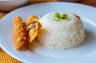 arroz blanco graneado