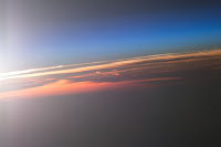 Sunrise over Atlantic Ocean seen from the International Space Station