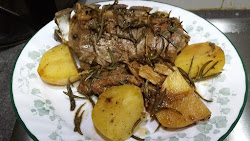 lamb rack pressure grilled potato cooker