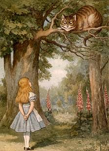 Alicia y el gato de Cheshire