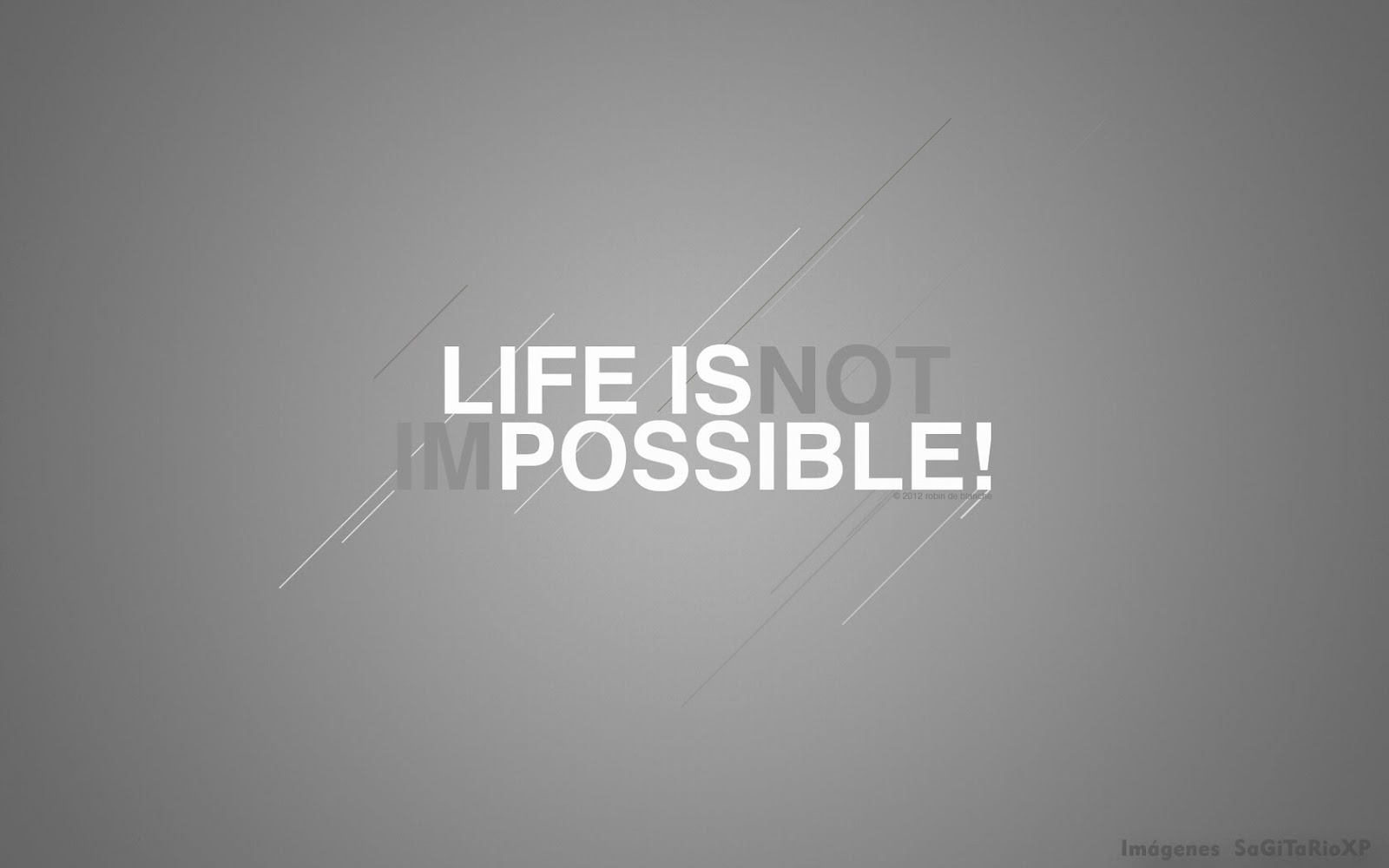 Life is possible Wallpaper Portada para Facebook