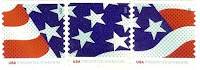 Stars and Stripes stamp in three designs