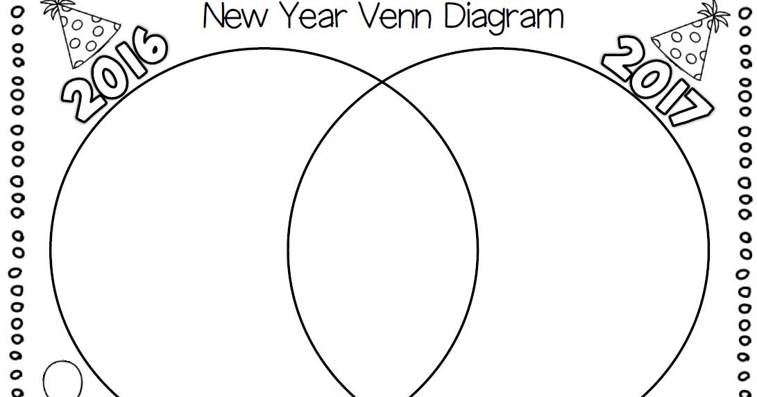 Classroom Freebies: Free New Year Reflection/Goals Venn Diagram