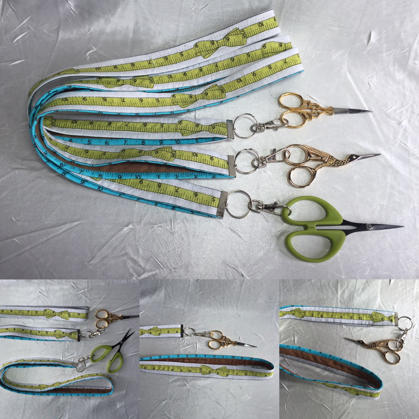 Quiltessa Patchwork palette Scissor lanyard