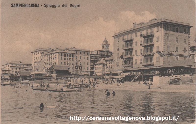 C'ERA UNA VOLTA GENOVA Sampierdarena ed il mare le spiagge