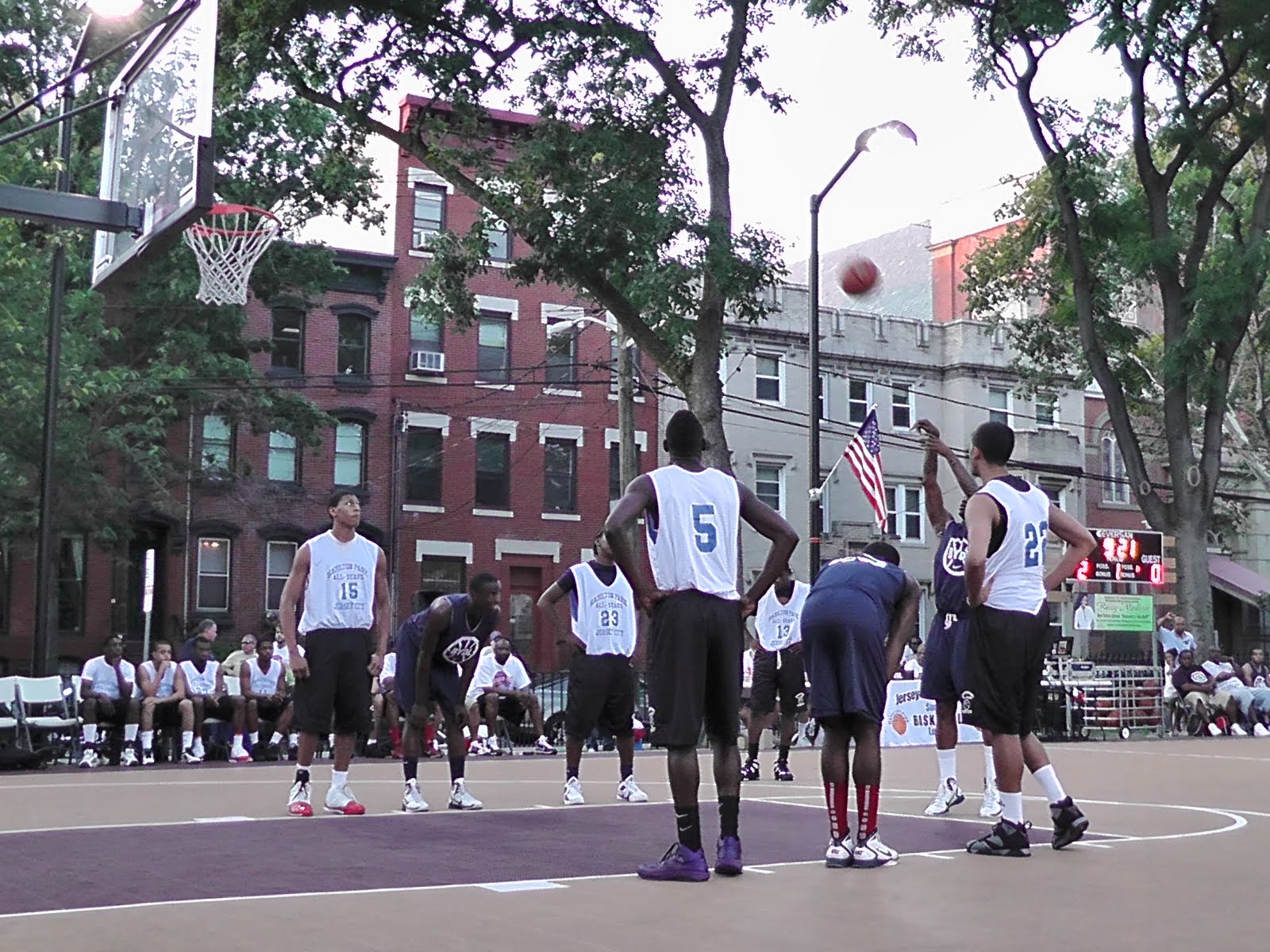 Hamilton Park Summer Basketball League H.P. High School All Stars vs